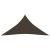Pânză parasolar, maro, 3x4x4 m, HDPE, 160 g/m² GartenMobel Dekor