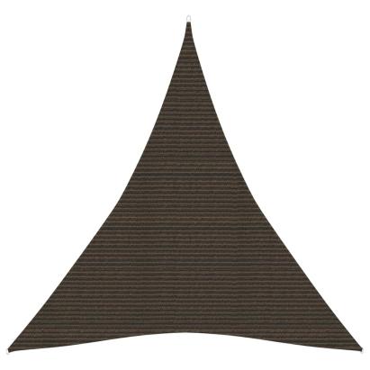 Pânză parasolar, maro, 3x4x4 m, HDPE, 160 g/m² GartenMobel Dekor