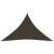 Pânză parasolar, maro, 3,5x3,5x4,9 m, HDPE, 160 g/m² GartenMobel Dekor