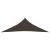 Pânză parasolar, maro, 3,5x3,5x4,9 m, HDPE, 160 g/m² GartenMobel Dekor