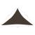 Pânză parasolar, maro, 3,5x3,5x4,9 m, HDPE, 160 g/m² GartenMobel Dekor