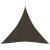 Pânză parasolar, maro, 4x4x4 m, HDPE, 160 g/m² GartenMobel Dekor