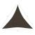Pânză parasolar, maro, 4x4x4 m, HDPE, 160 g/m² GartenMobel Dekor