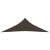 Pânză parasolar, maro, 4x4x5,8 m, HDPE, 160 g/m² GartenMobel Dekor