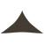 Pânză parasolar, maro, 4x4x5,8 m, HDPE, 160 g/m² GartenMobel Dekor