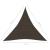 Pânză parasolar, maro, 4,5x4,5x4,5 m, HDPE, 160 g/m² GartenMobel Dekor