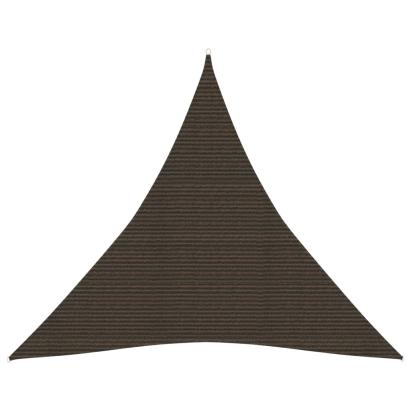 Pânză parasolar, maro, 4,5x4,5x4,5 m, HDPE, 160 g/m² GartenMobel Dekor