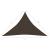 Pânză parasolar, maro, 5x5x6 m, HDPE, 160 g/m² GartenMobel Dekor