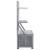 Cutie depozitare cu spalier, gri 99x55x160 cm lemn masiv acacia GartenMobel Dekor