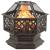 Vatră de foc rustică, cu vătrai 62x54x56 cm oțel, XXL GartenMobel Dekor