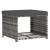 Set mobilier de grădină cu perne, 4 piese, gri, poliratan GartenMobel Dekor