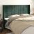 Tăblie pat cu aripioare verde închis 203x16x118/128 cm catifea GartenMobel Dekor