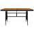 Set mobilier de exterior, 5 piese, negru, poliratan GartenMobel Dekor