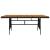 Set mobilier de exterior, 9 piese, negru, poliratan GartenMobel Dekor