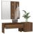 Set de mobilier pentru hol, stejar maro, lemn prelucrat GartenMobel Dekor