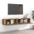 Set dulapuri TV, 2 piese, stejar fumuriu, lemn prelucrat GartenMobel Dekor