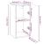 Dulapuri TV, 7 buc., stejar maro, 30,5x30x60 cm, lemn prelucrat GartenMobel Dekor