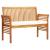 Set mobilier de exterior cu perne, 3 piese, lemn masiv acacia GartenMobel Dekor