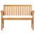 Set mobilier de exterior cu perne, 3 piese, lemn masiv acacia GartenMobel Dekor