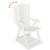 Set de mobilier pentru grădină, 3 piese, alb, polipropilenă GartenMobel Dekor
