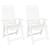 Set de mobilier pentru grădină, 3 piese, alb, polipropilenă GartenMobel Dekor