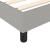 Cadru de pat box spring, gri deschis, 80x200 cm, textil GartenMobel Dekor