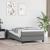 Cadru de pat box spring, gri închis, 80x200 cm, textil GartenMobel Dekor