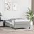 Cadru de pat box spring, gri deschis, 90x190 cm, textil GartenMobel Dekor