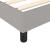 Cadru de pat box spring, gri deschis, 90x190 cm, textil GartenMobel Dekor