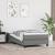 Cadru de pat box spring, gri închis, 90x190 cm, textil GartenMobel Dekor