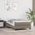 Cadru de pat box spring, gri taupe, 90x190 cm, textil GartenMobel Dekor