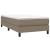 Cadru de pat box spring, gri taupe, 90x190 cm, textil GartenMobel Dekor