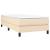 Cadru de pat box spring, crem, 90x190 cm, textil GartenMobel Dekor