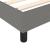 Cadru de pat box spring, gri închis, 90x200 cm, textil GartenMobel Dekor