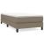 Cadru de pat box spring, gri taupe, 90x200 cm, textil GartenMobel Dekor
