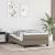 Cadru de pat box spring, gri taupe, 90x200 cm, textil GartenMobel Dekor