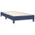 Cadru de pat box spring, albastru, 90x200 cm, textil GartenMobel Dekor