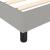 Cadru de pat box spring, gri deschis, 100x200 cm, textil GartenMobel Dekor