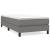 Cadru de pat box spring, gri închis, 100x200 cm, textil GartenMobel Dekor