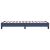 Cadru de pat box spring, albastru, 100x200 cm, textil GartenMobel Dekor