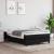 Cadru de pat box spring, negru, 120x200 cm, textil GartenMobel Dekor