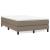 Cadru de pat box spring, gri taupe, 120x200 cm, textil GartenMobel Dekor