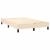 Cadru de pat box spring, crem, 120x200 cm, textil GartenMobel Dekor