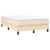 Cadru de pat box spring, crem, 120x200 cm, textil GartenMobel Dekor