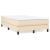 Cadru de pat box spring, crem, 120x200 cm, textil GartenMobel Dekor