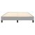 Cadru de pat box spring, gri deschis, 140x190 cm, textil GartenMobel Dekor