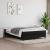 Cadru de pat box spring, negru, 140x190 cm, textil GartenMobel Dekor