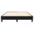 Cadru de pat box spring, negru, 140x190 cm, textil GartenMobel Dekor