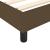 Cadru de pat box spring, maro închis, 140x190 cm, textil GartenMobel Dekor