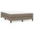 Cadru de pat box spring, gri taupe, 140x190 cm, textil GartenMobel Dekor